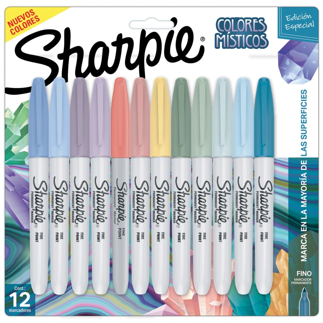 SHARPIE MYSTICS 12CT FINE ASST