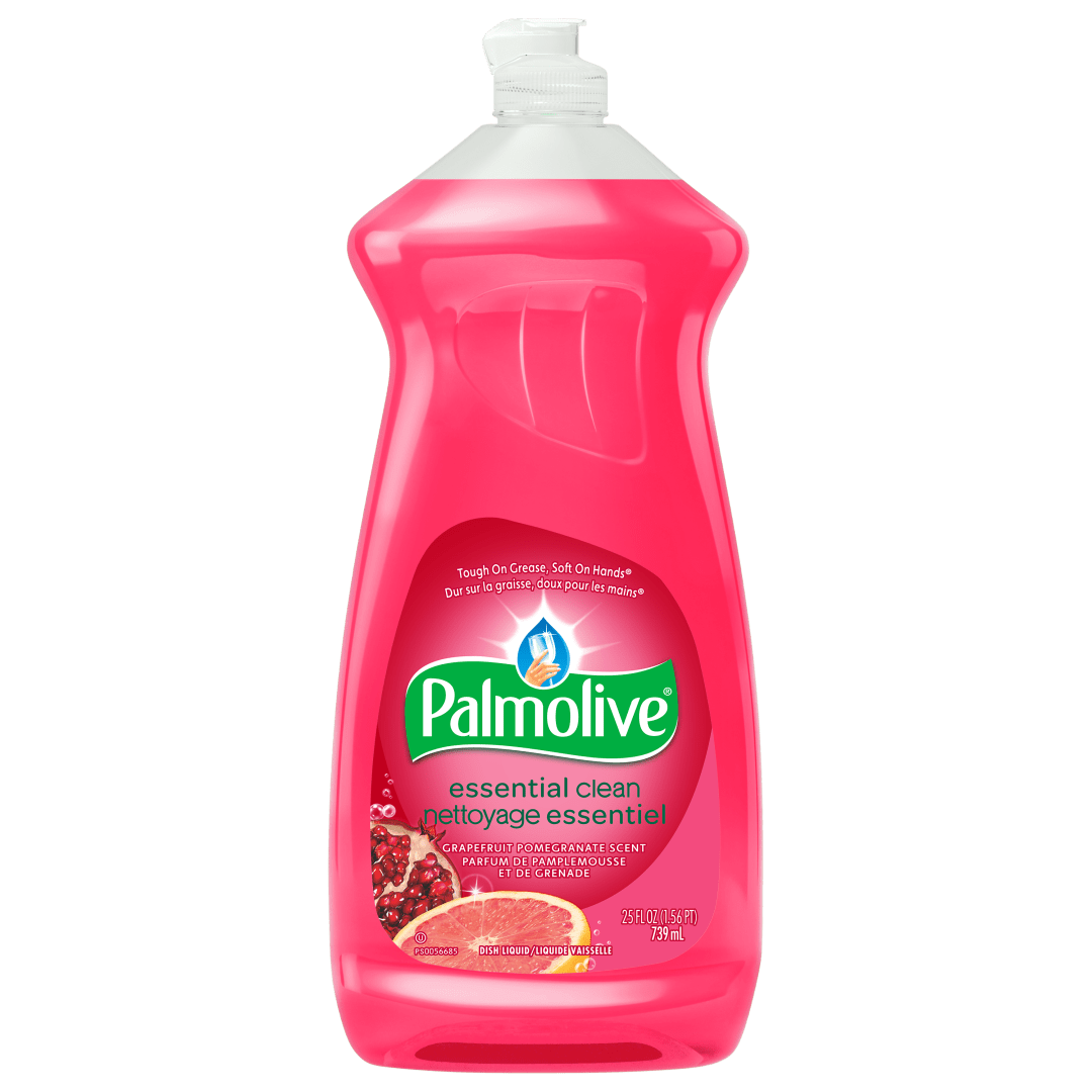 Palmolive Essential Clean Liquid Dish Soap, Grapefruit Pomegranate Scent - 739 mL