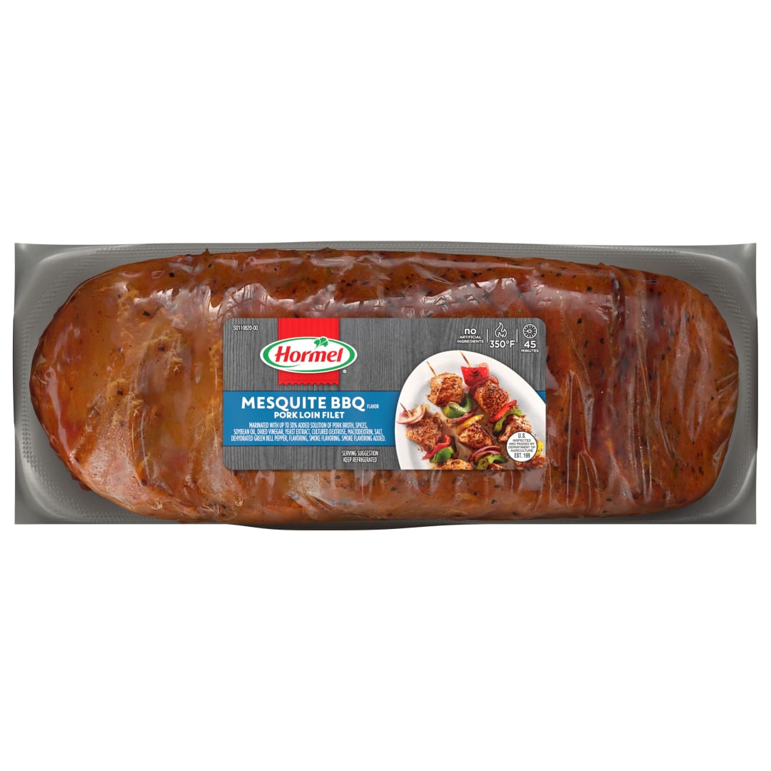 HORMEL ALWAYS TENDER Mesquite Barbecue Pork Loin Filet Random Weight