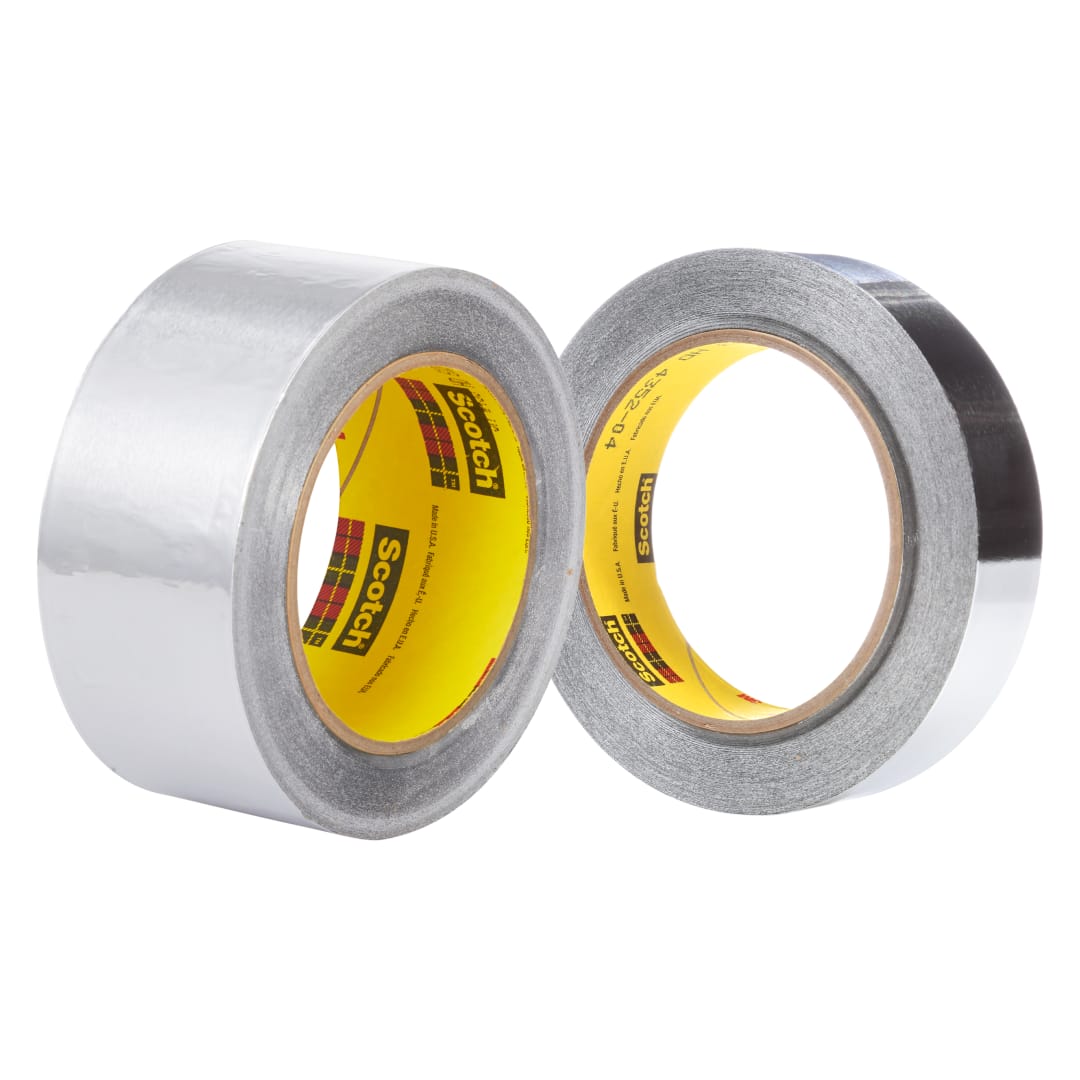 3M™ Alüminyum Bant 433, Gümüş, 50 mm x 55 m, 0.09 mm