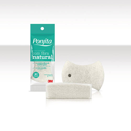 Esponja de Banho com Fibra Natural Ponjita™