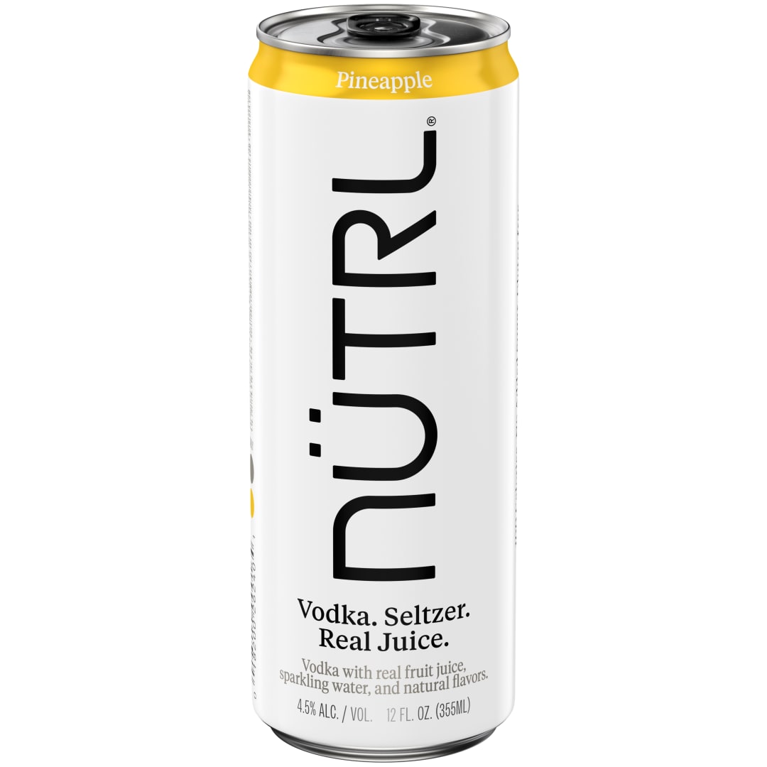 Nutrl Seltzer Pineapple Vodka 12 fl oz