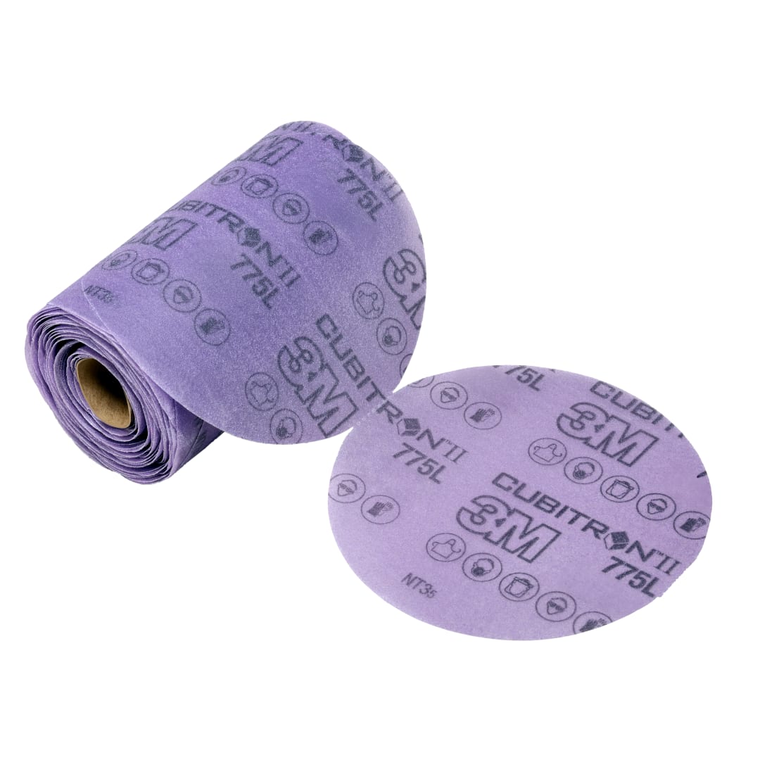 3M™ Cubitron™ II Stikit™ Film Disk Rulosu 775L, 600+ 3MIL, 150 mm, Linered, 600Z