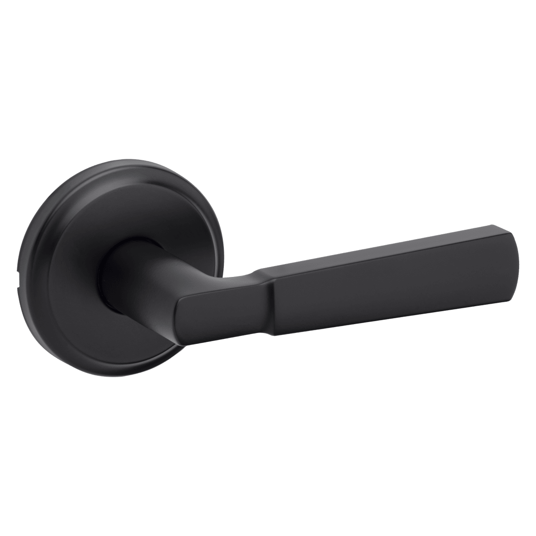 Perth Hall/Closet Lever in Matte Black