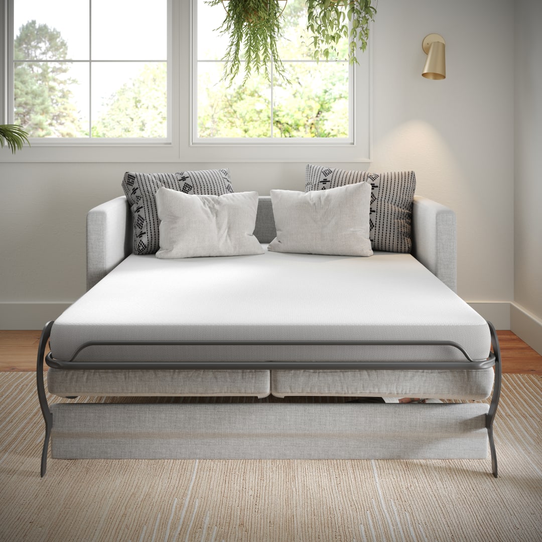 Cloud 4" Cooling Memory Foam Full Mattress in a Box for Sleeper Sofas, Dorm, Boat, or RV Use