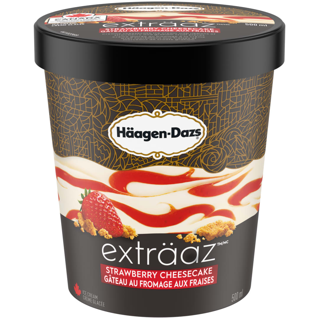 HGDZS Extraaz Strawber Chseck 8x500ml CA