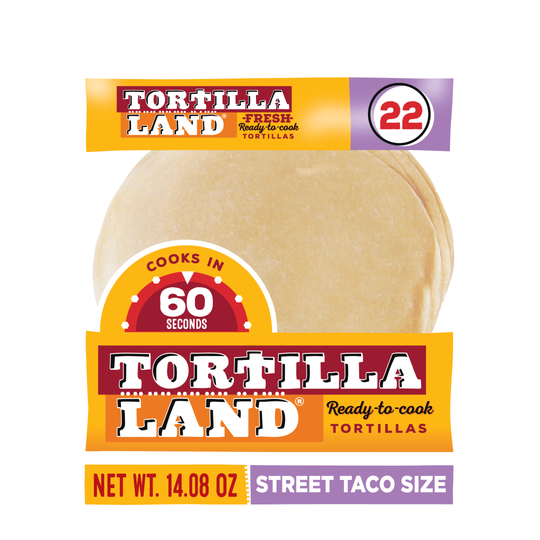 TortillaLand® Street Taco Size Tortillas, 22 Count