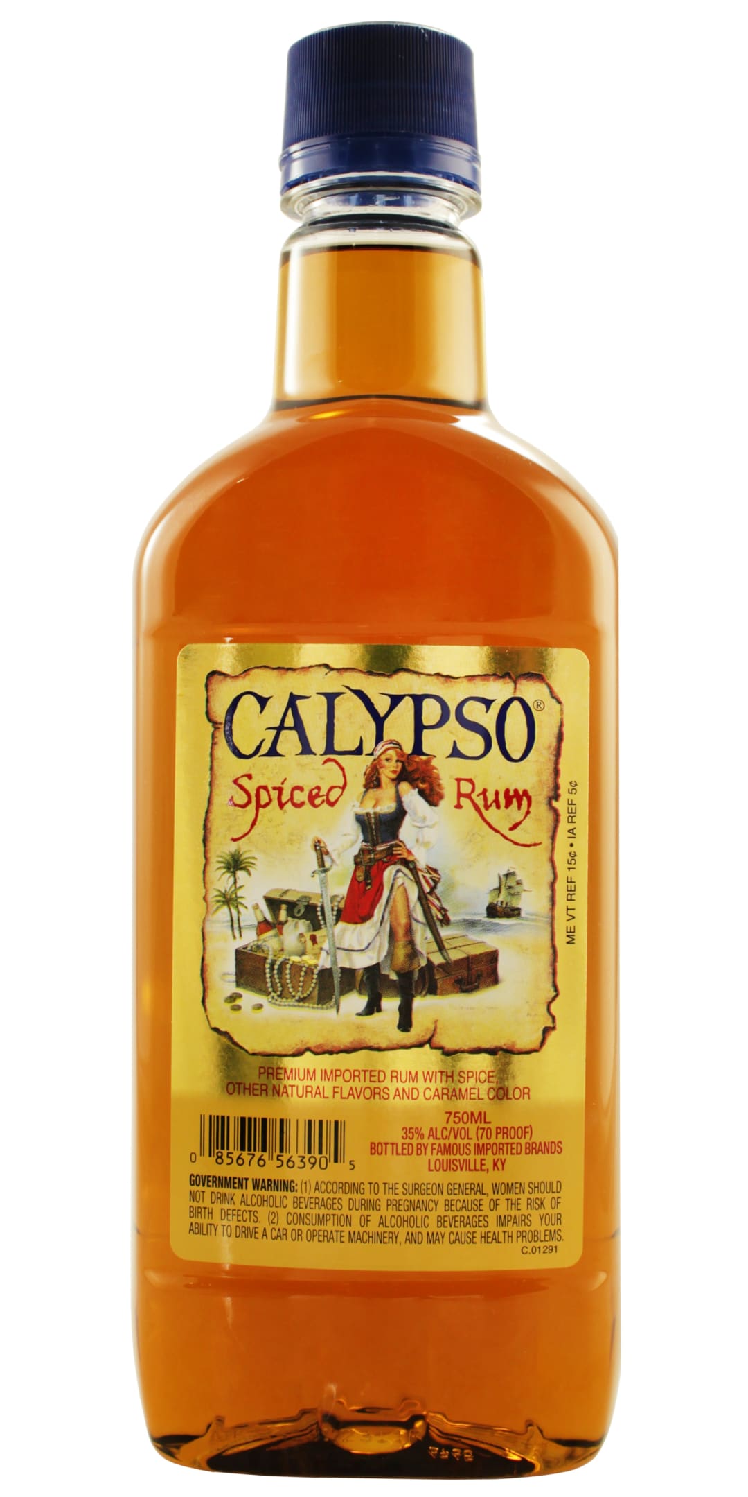 Calypso Spiced Rum 750ml 70 Proof