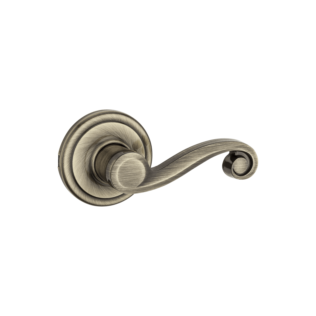 Lido Right-Handed Half-Dummy Lever in Antique Brass