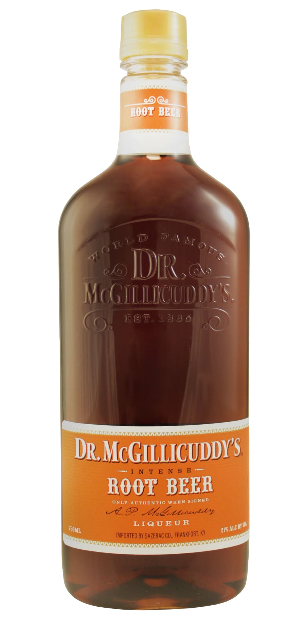 Dr. McGillicuddy's Old Fashioned Root Beer Liqueur 750ml Plastic 42 Proof