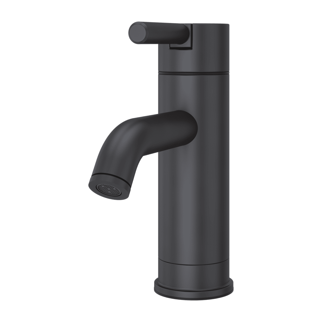 Contempra Single Control 4" Centerset Bathroom Faucet in Matte Black