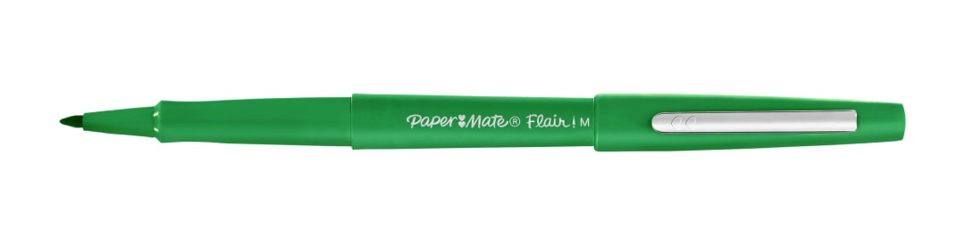 Paper Mate® Flair Felt Tip Pen, Medium Point (0.7mm), Green