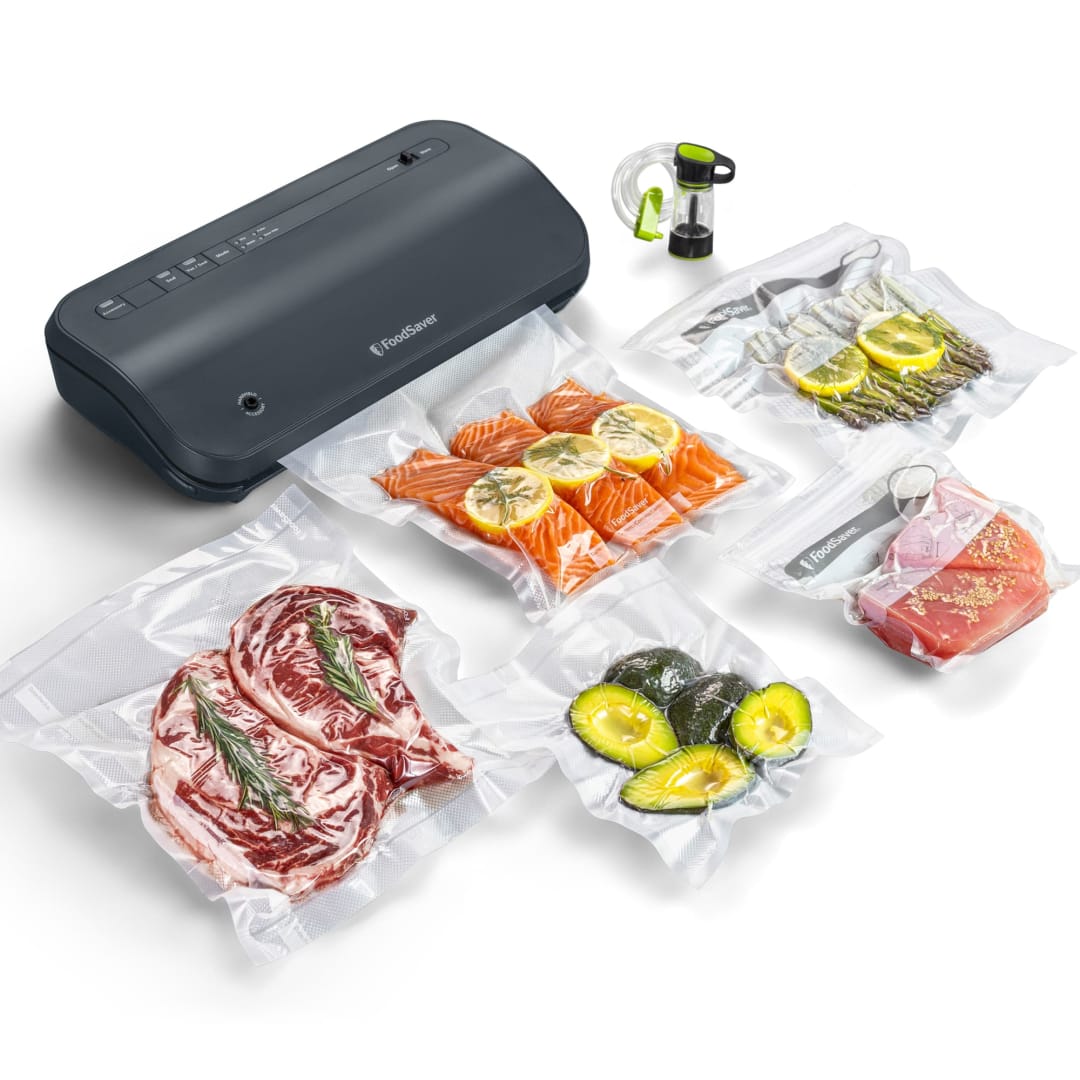 FoodSaver Preserve Vacuum Sealer System Bundle with Handheld Sealer, Keeps Bulk Food Fresh 5X Longer