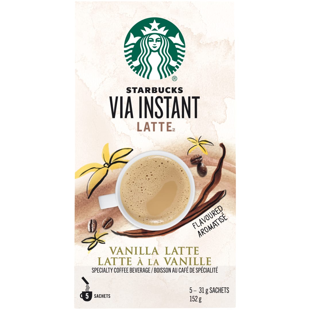 SBUX VIA Vanilla Latte 6x5s CA