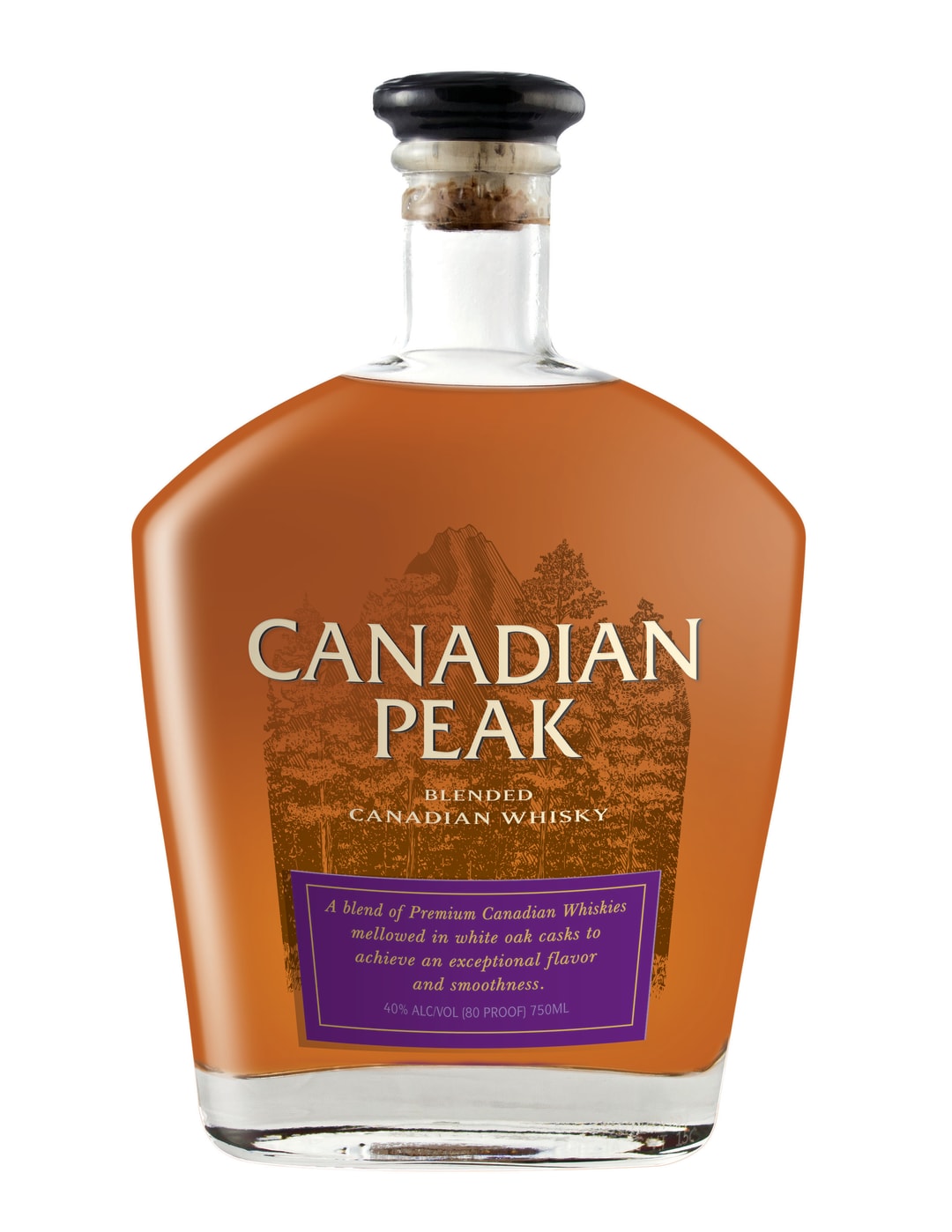 Canadian Peak Blended Canadian Whisky 750ml 80 Proof