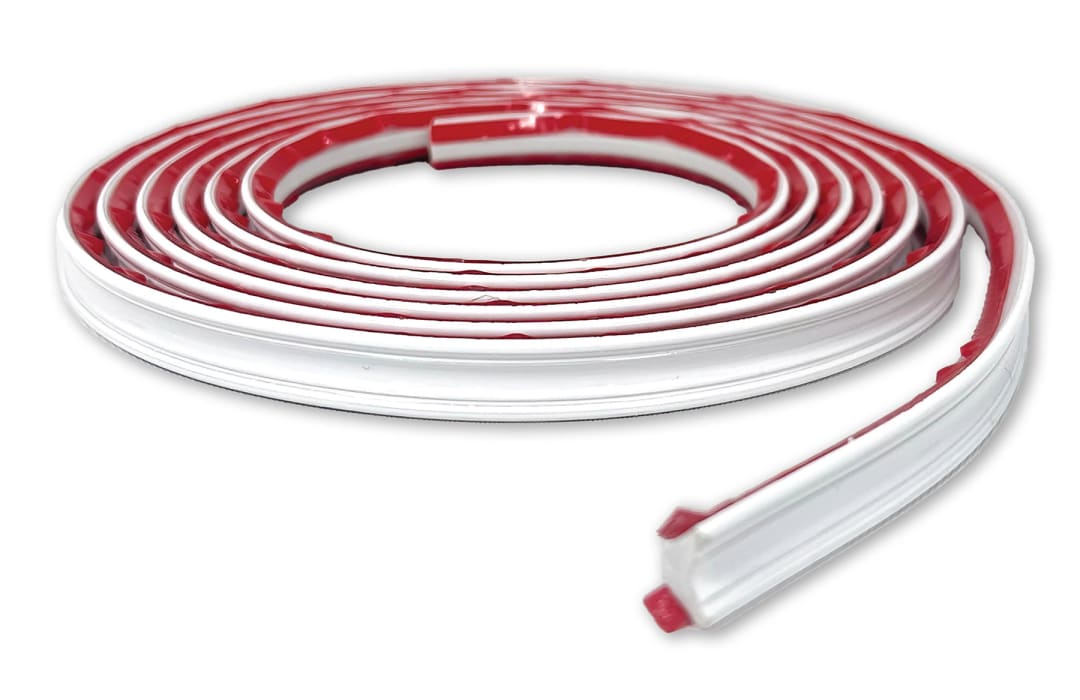 White Flexible Trim Peel &amp; Stick Moulding