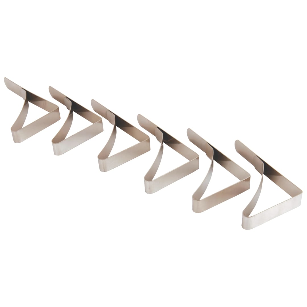 Coleman® Tablecloth Clamps, 6 Pack
