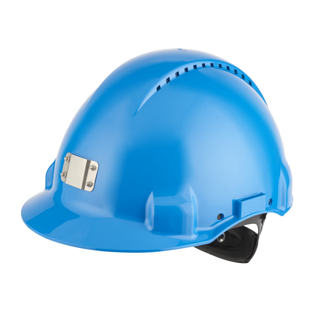 3M™ Sert Başlık, Uvicator, Mandallı, Havalandırmalı, Plastik Ter Bantlı, Lamba Tutuculu, Mavi, G3000NUV-10-BB