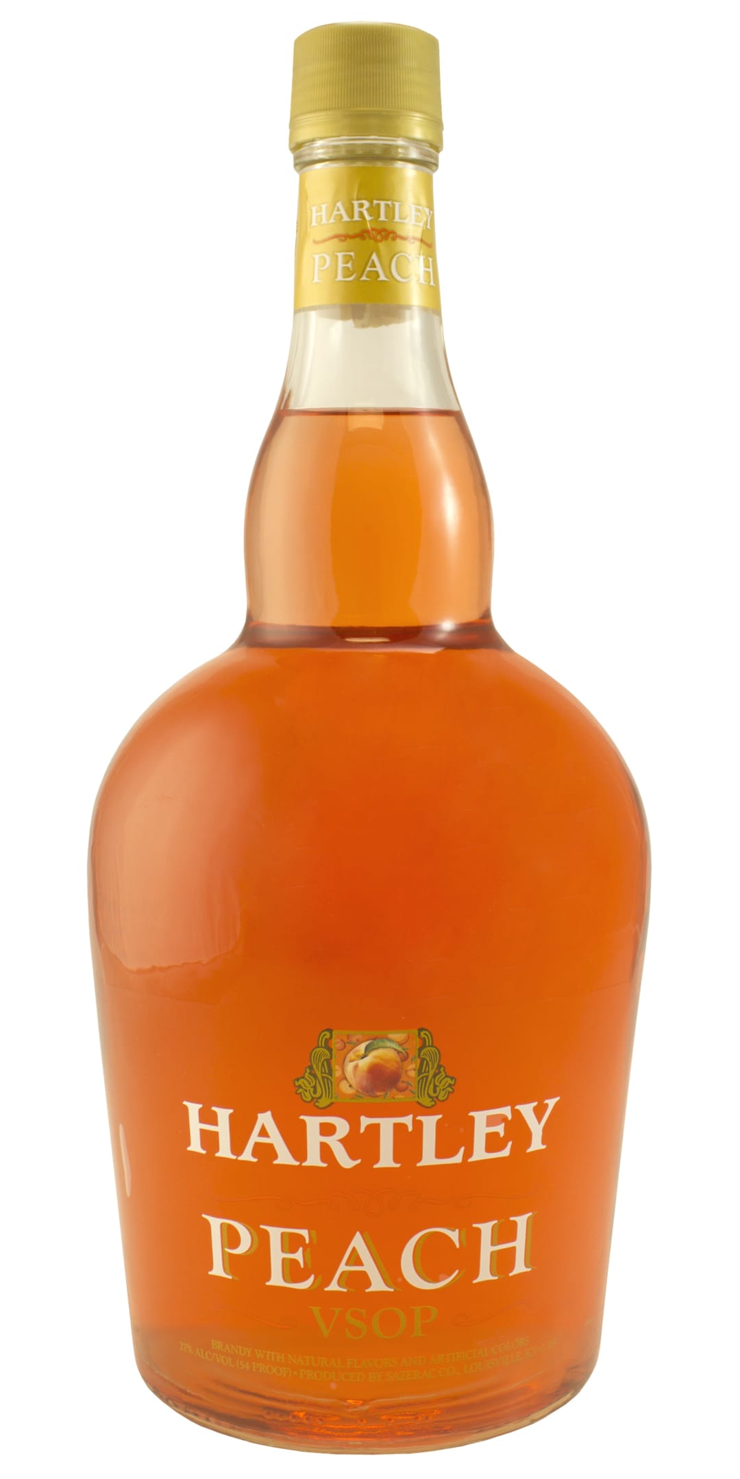 Hartley Peach Brandy 1.75l 54 Proof