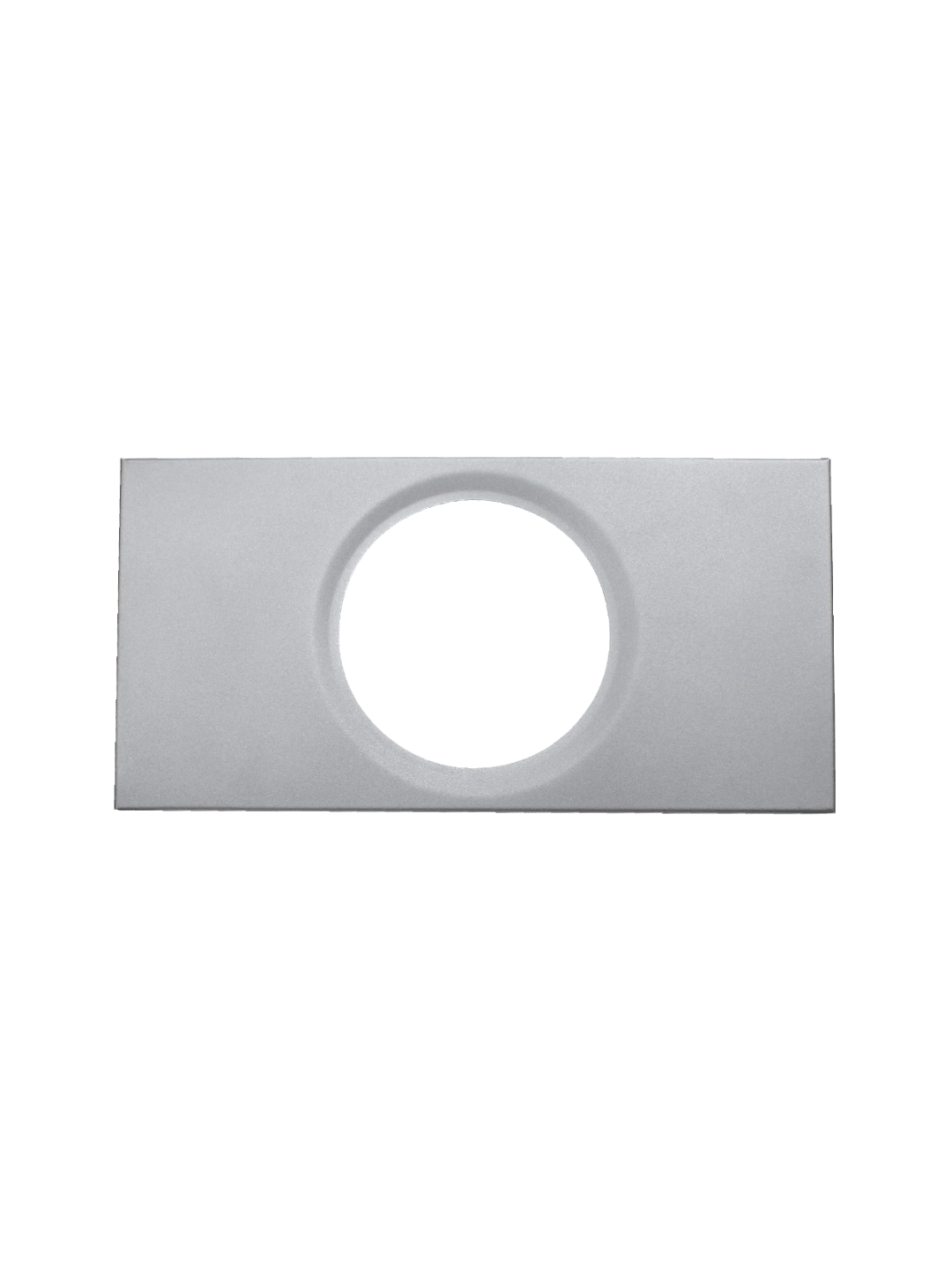  SPECTRUM - Single - Lid - Cube Slim - Circle - Sandtex Silver