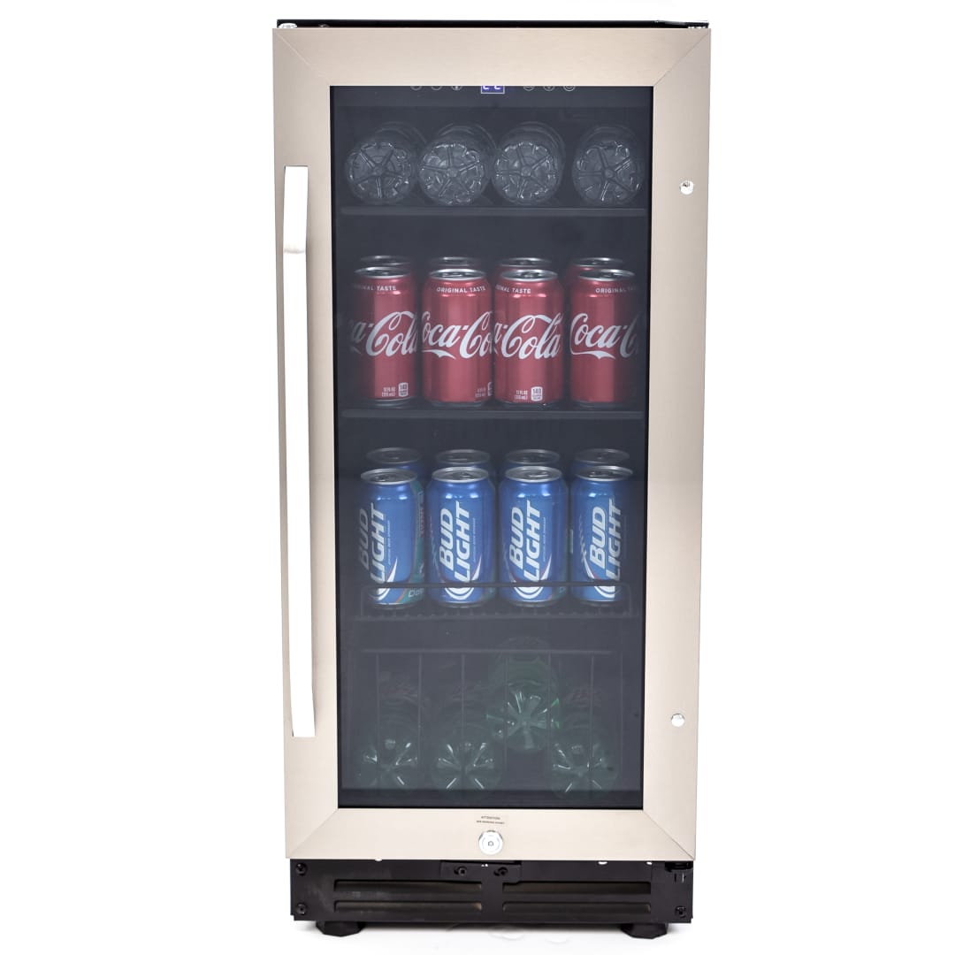BCA3115S3S - Avanti 72 Can Beverage Center, Stainless Steel