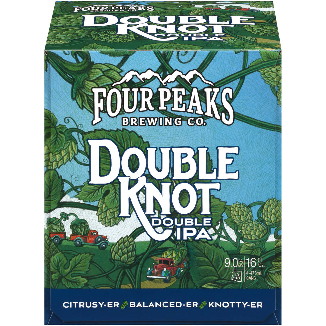Four Peaks Brewing Co. Double Knot Double IPA, 4 Pack 16 fl. oz. Cans