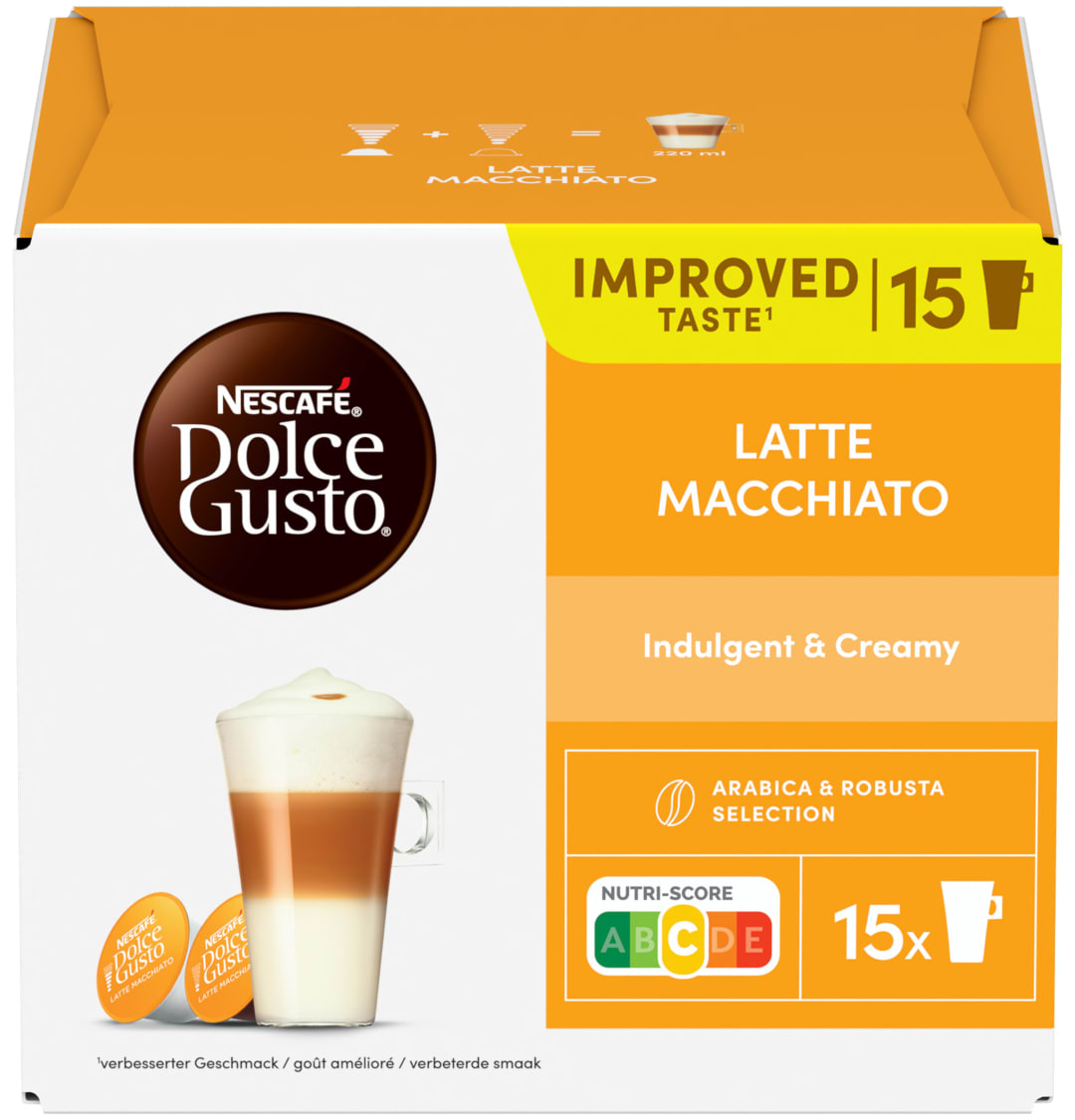 NESCAFE DOLCE GUSTO Latte Macchiato 15+15 Capsules 343,5g