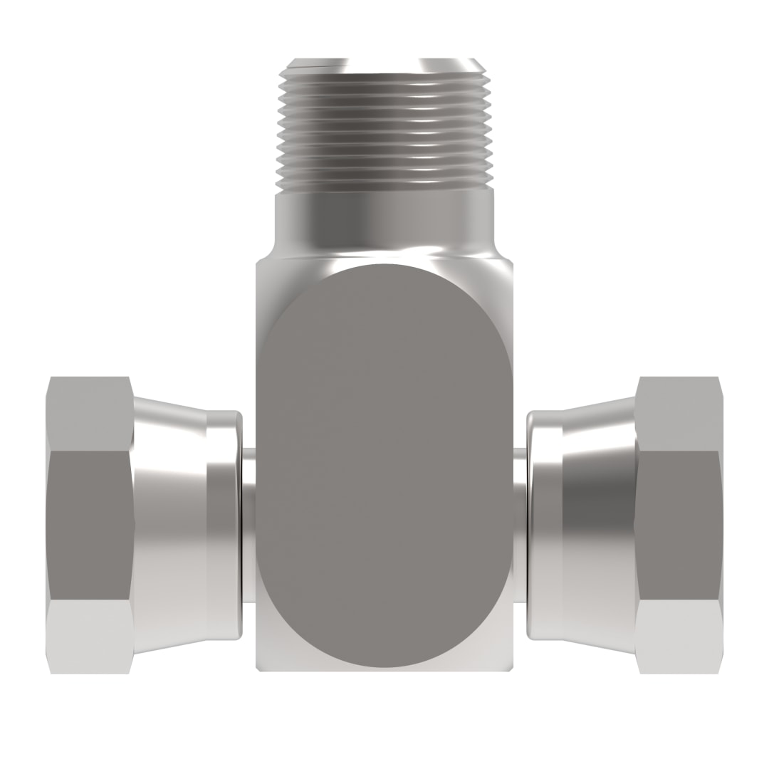 Aeroquip 1/4 Female Pipe Swivel X 1/4 NPT Branch Tee