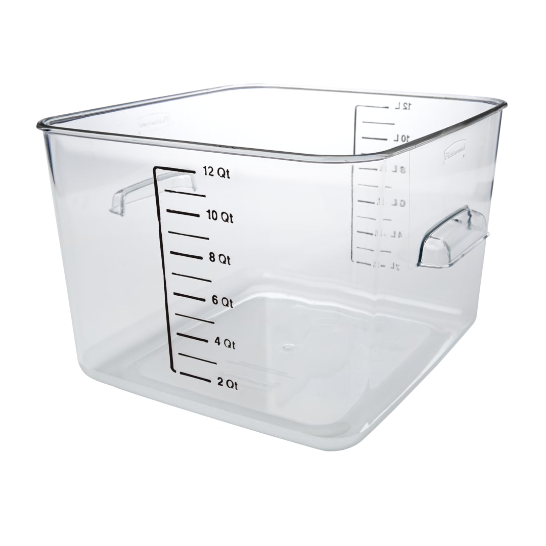 SPACE SAVING CONT SQ 12QT/11.3L CLR