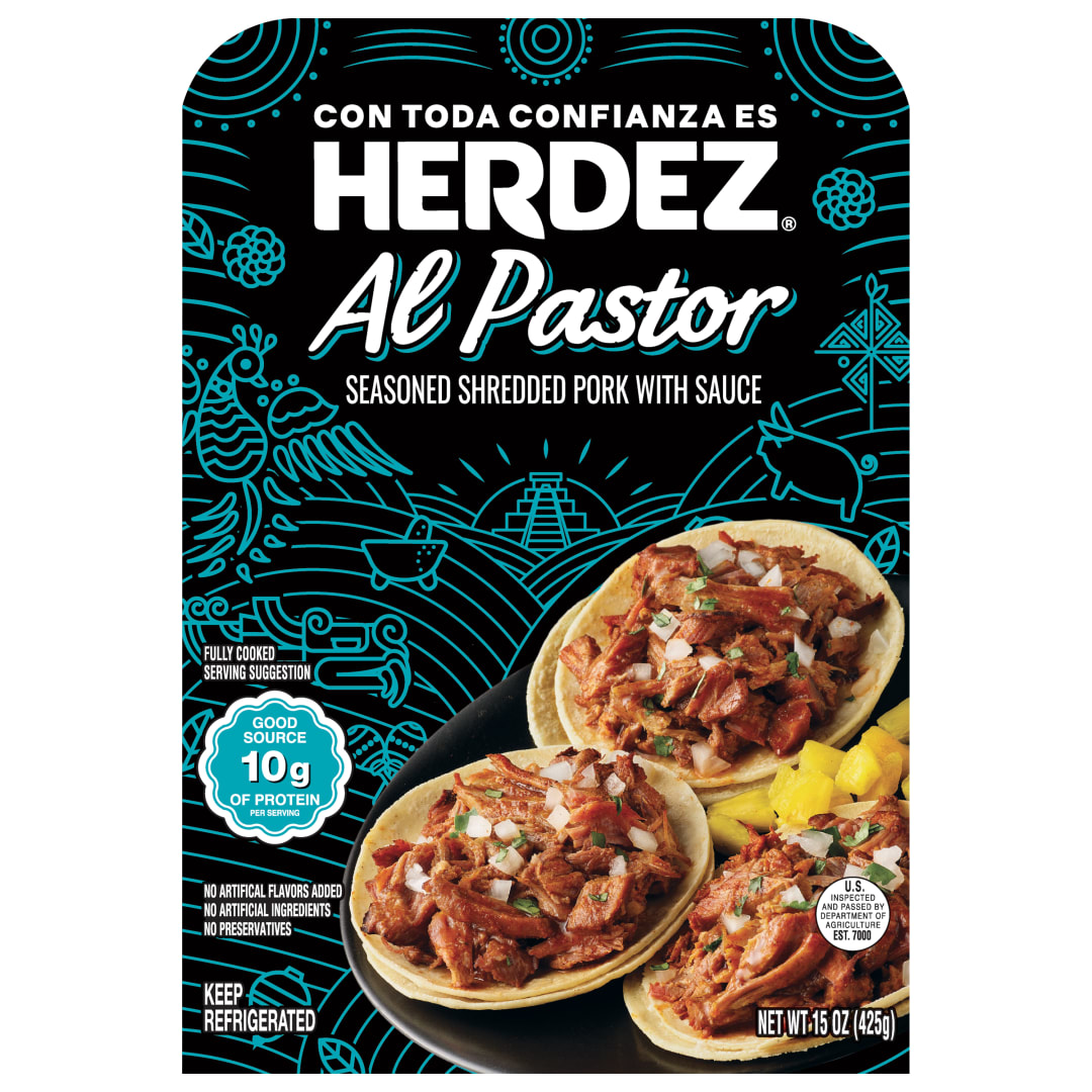 HERDEZ Fully Cooked Entree Pork Al Pastor 15OZ