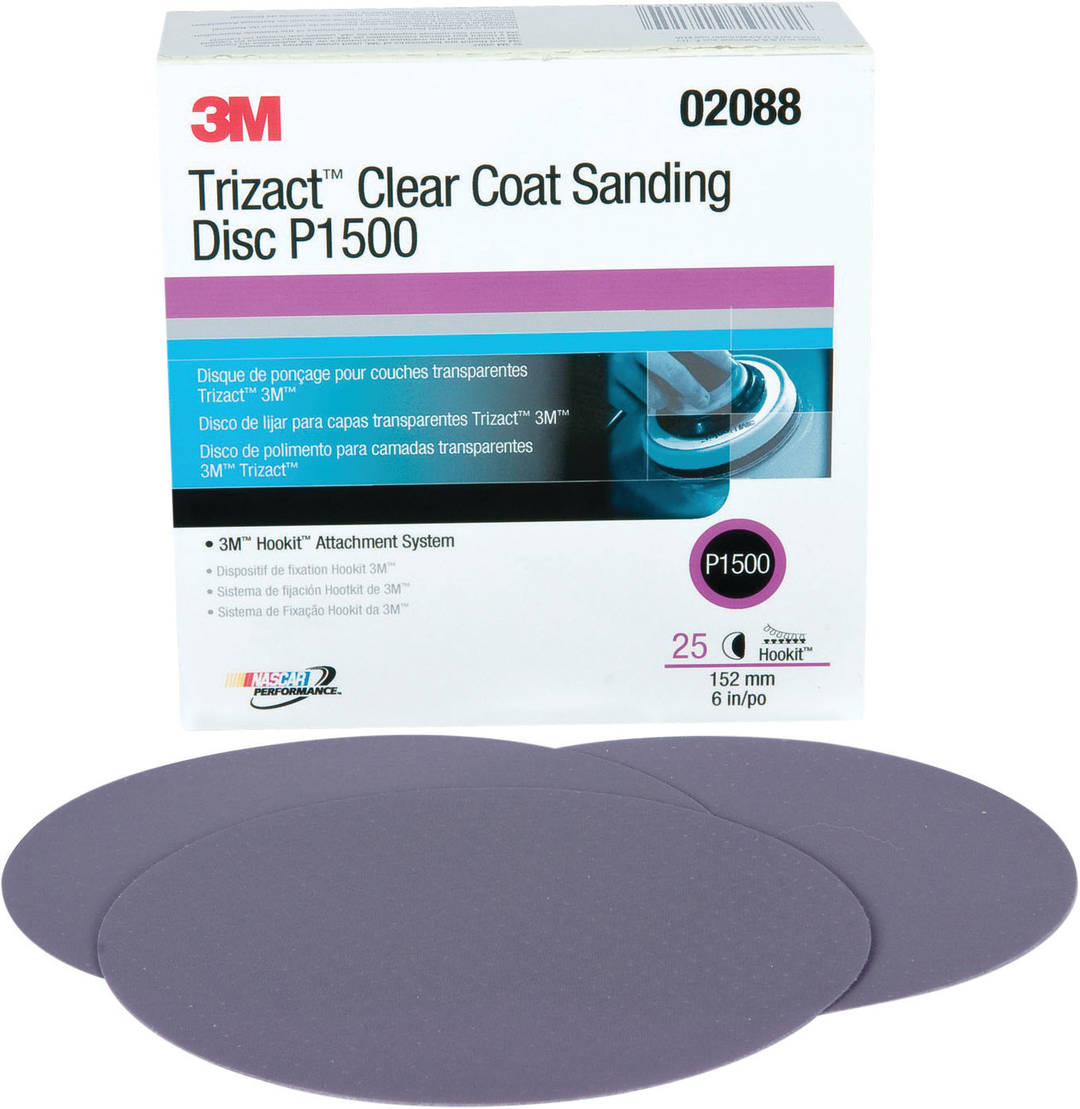 Disco Abrasivo 3M™ Trizact™ P1500, 152 mm