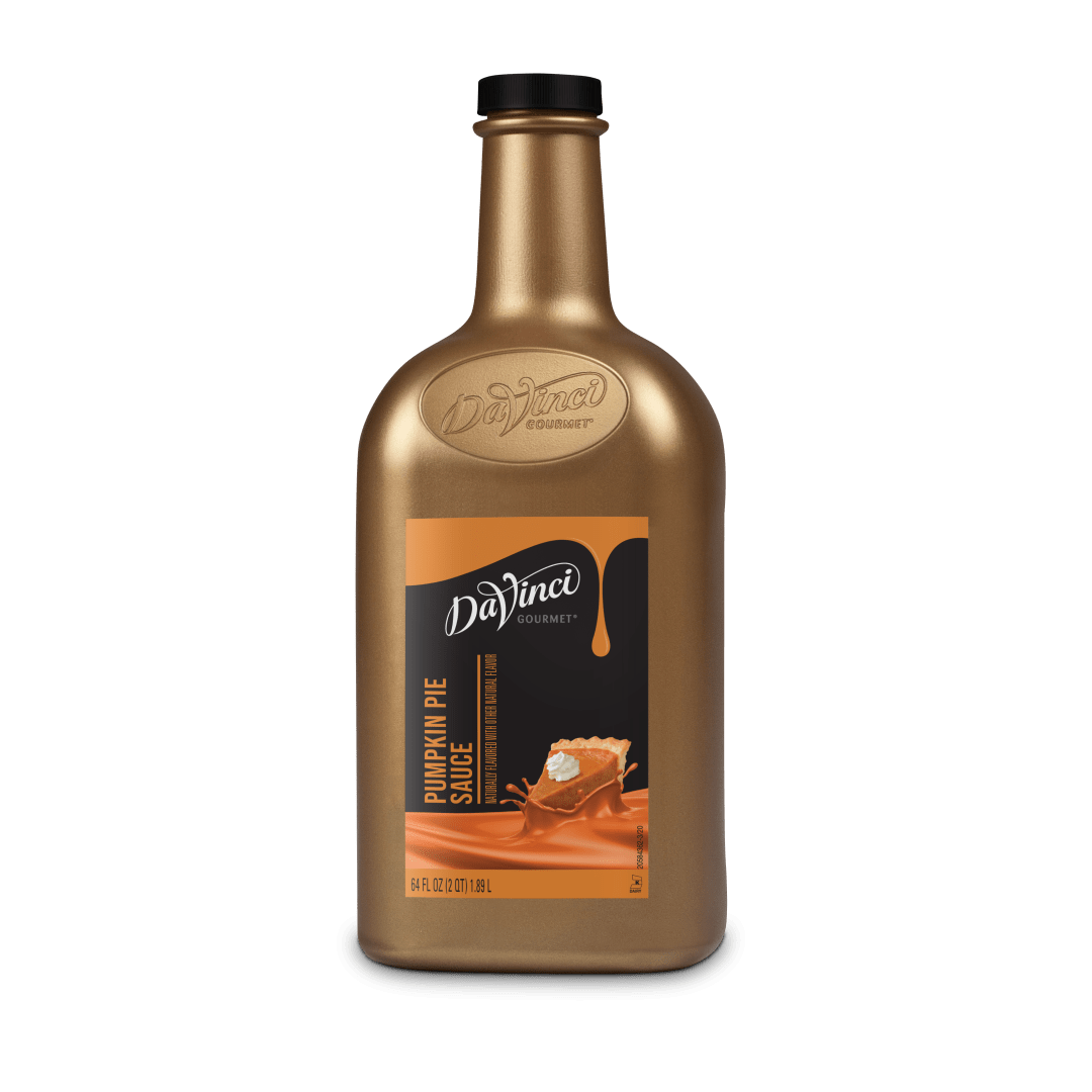 DaVinci Gourmet Pumpkin Pie Sauce, 6 x 64 fl oz (1/2 gallon)