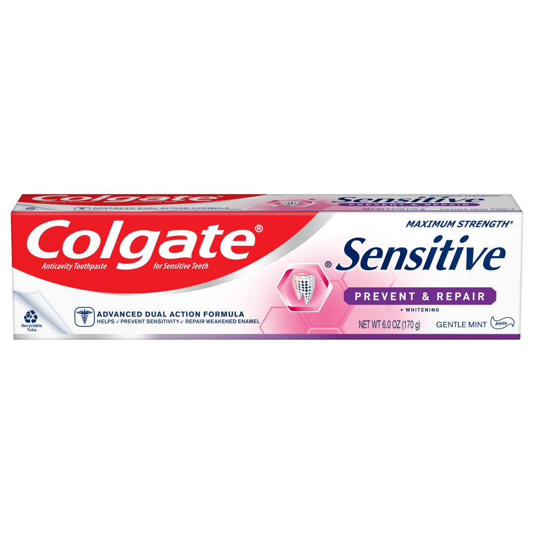 Colgate Sensitive Enamel Health Toothpaste for Sensitive Teeth, Peppermint, 1 Pack, 6 oz