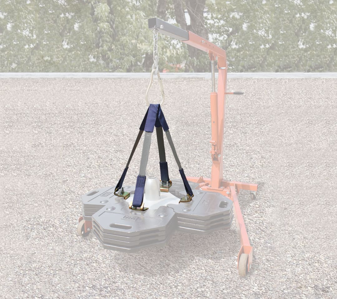 3M™ DBI-SALA® Roof Top Freestanding Counterweight Anchor, Silver, 2100180