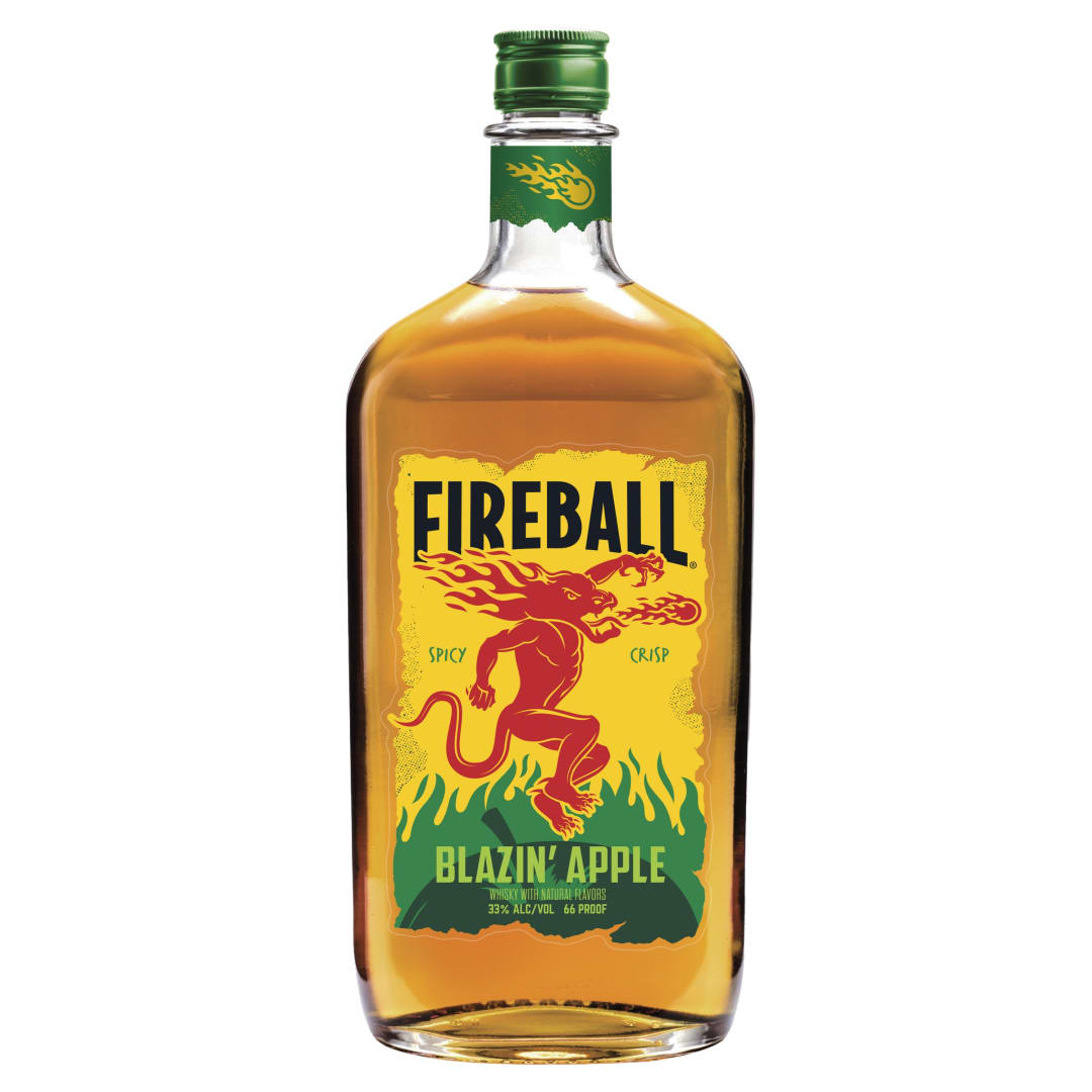 Fireball Blazin Apple Cinnamon Whisky 750ml 66 Proof