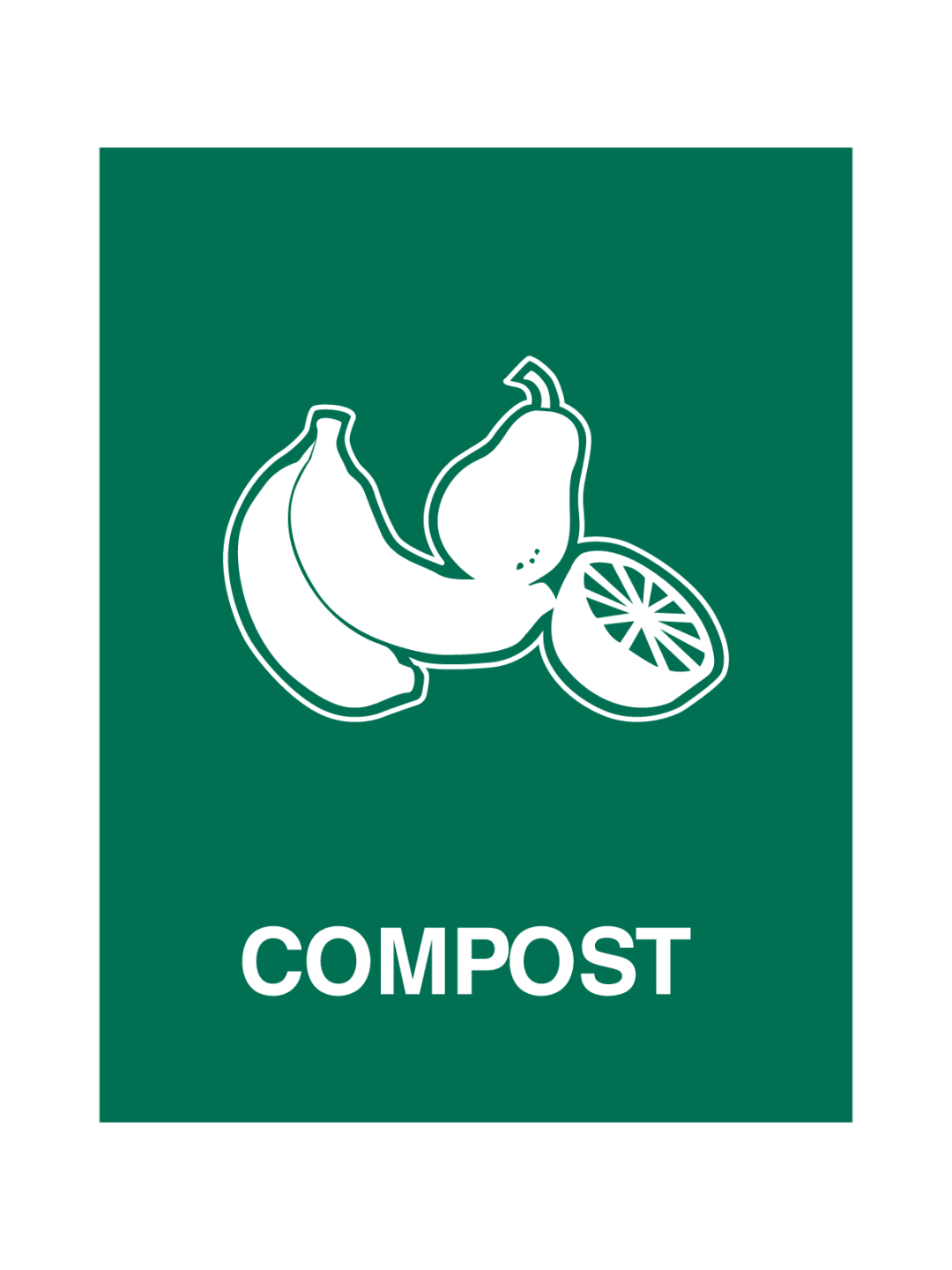  ASPYRE - Sign - Compost - Green