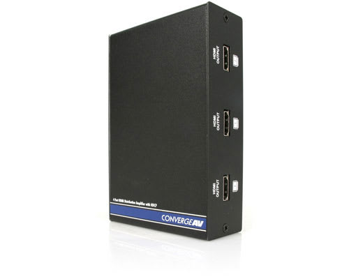 Converge A/V 4 Port HDMI Distribution Amplifier with HDCP