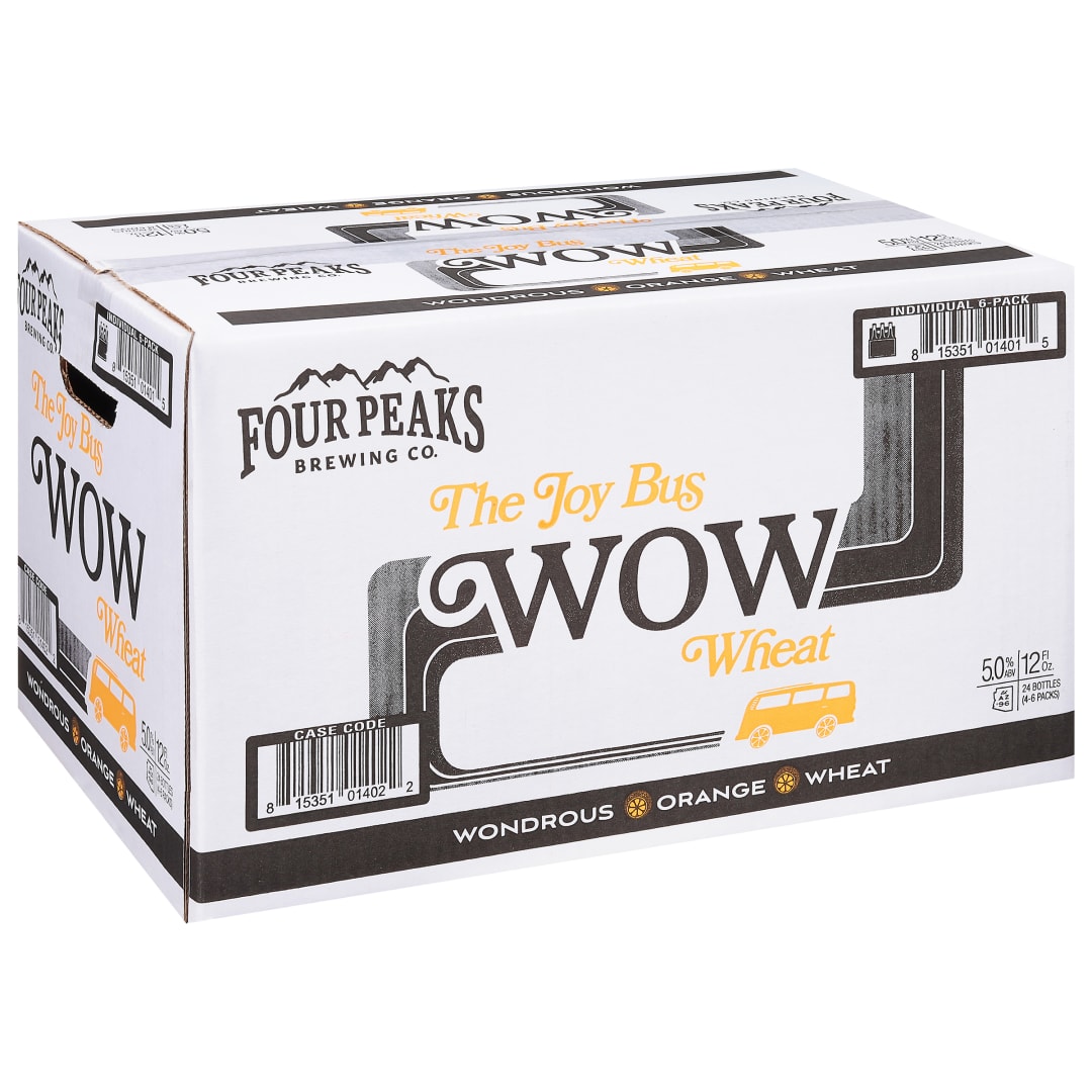 Four Peaks Brewing Co. The Joy Bus Wow Wheat Beer 4 - 6 Bottle Packs