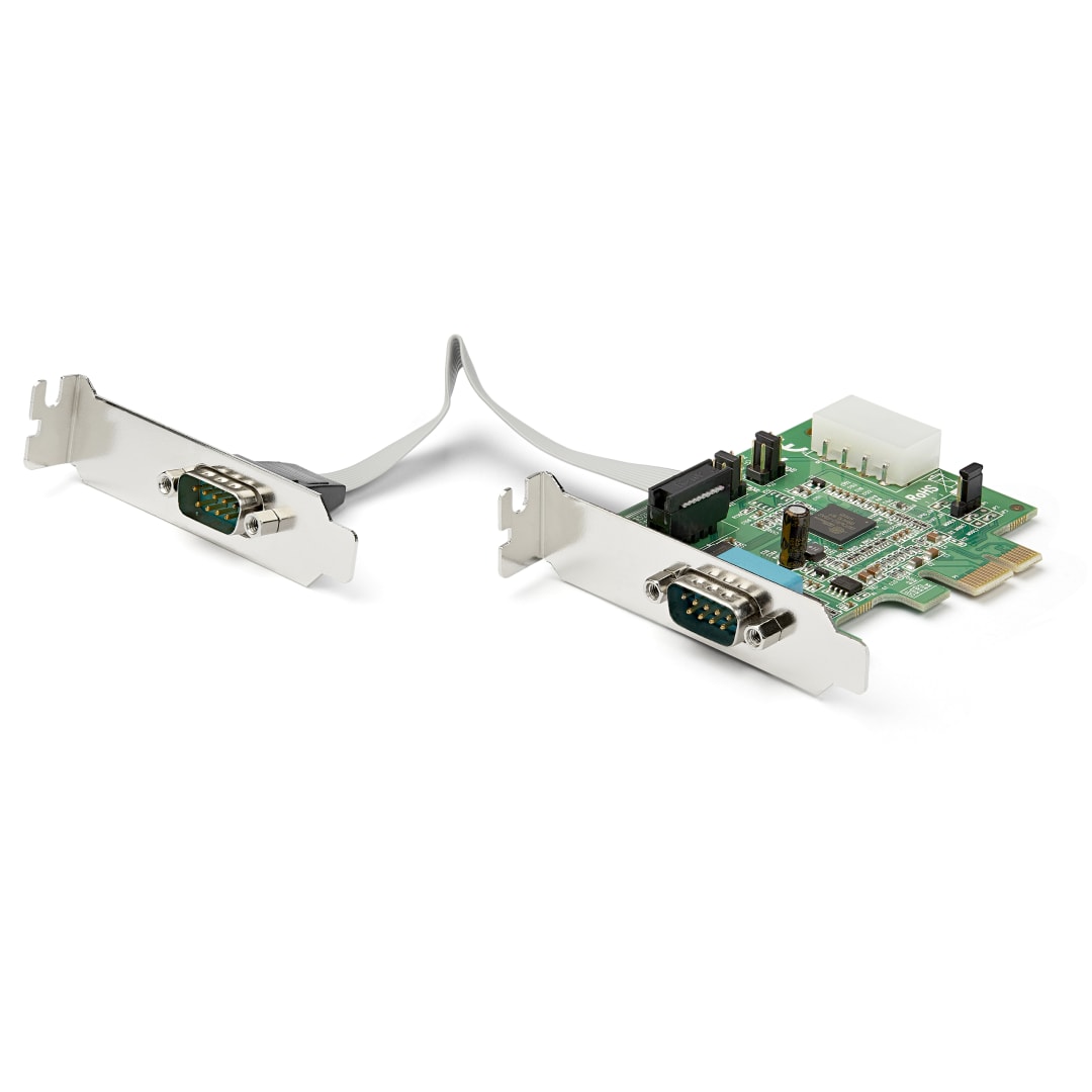 2 Port Low Profile PCI-Express 16C950 Serial Card