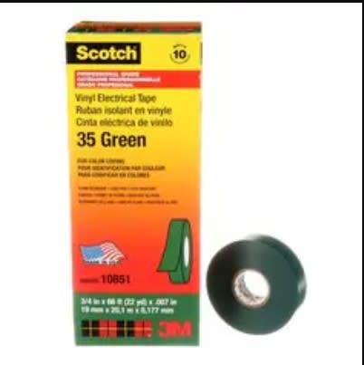 Green Vinyl Electrical Tape