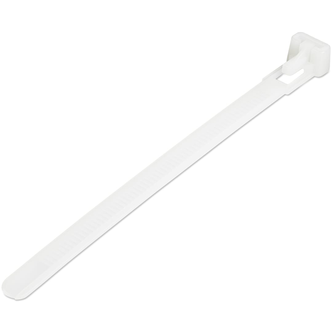 100 Pack of Releasable Zip Ties 5