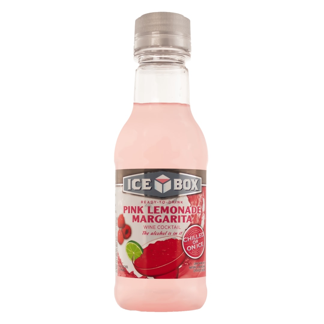 Ice Box Ready To Drink Pink Lemonade Margarita Wine Cocktail 187ml 25 Proof