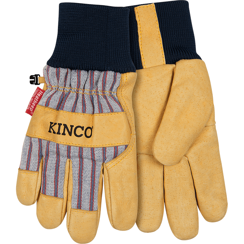 Kids' 1927KW™ Lined Grain Leather Palm with Knit Wrist