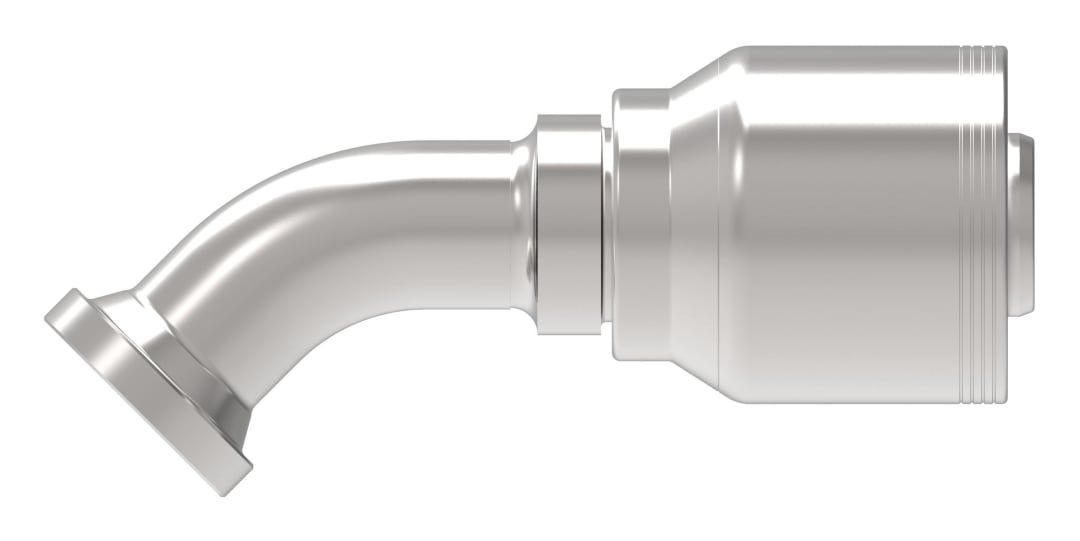Aeroquip 1 1/2 Cd61 Flange 45 Degree X 1 1/4 Hose Fitting 4 Way