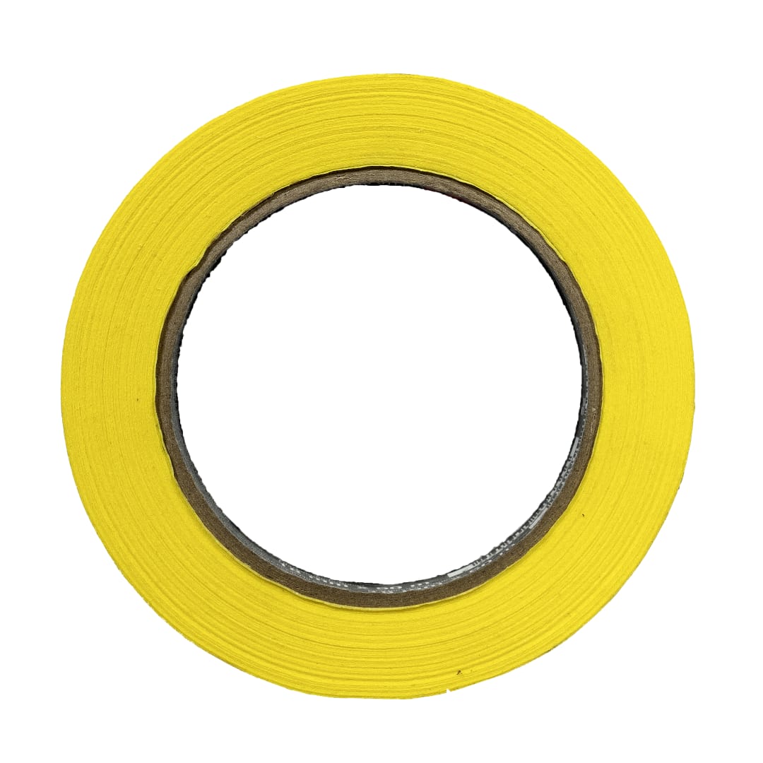 Fita de mascaramento amarela automotiva de alto desempenho 3M™, 18 mm x 40 m, 96 rolos/caixa
