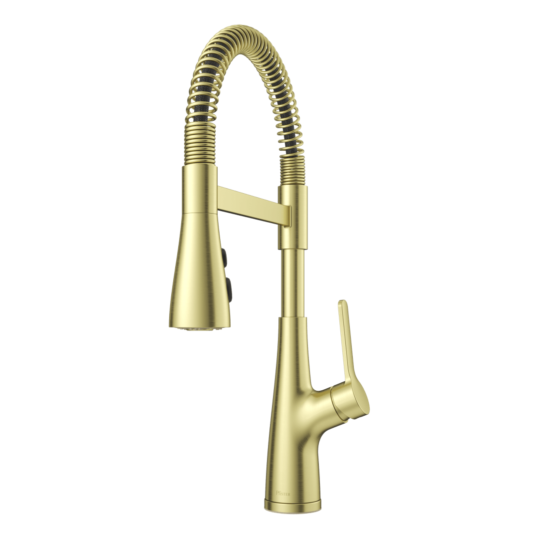 Neera Culinary Faucet in Brushed Gold