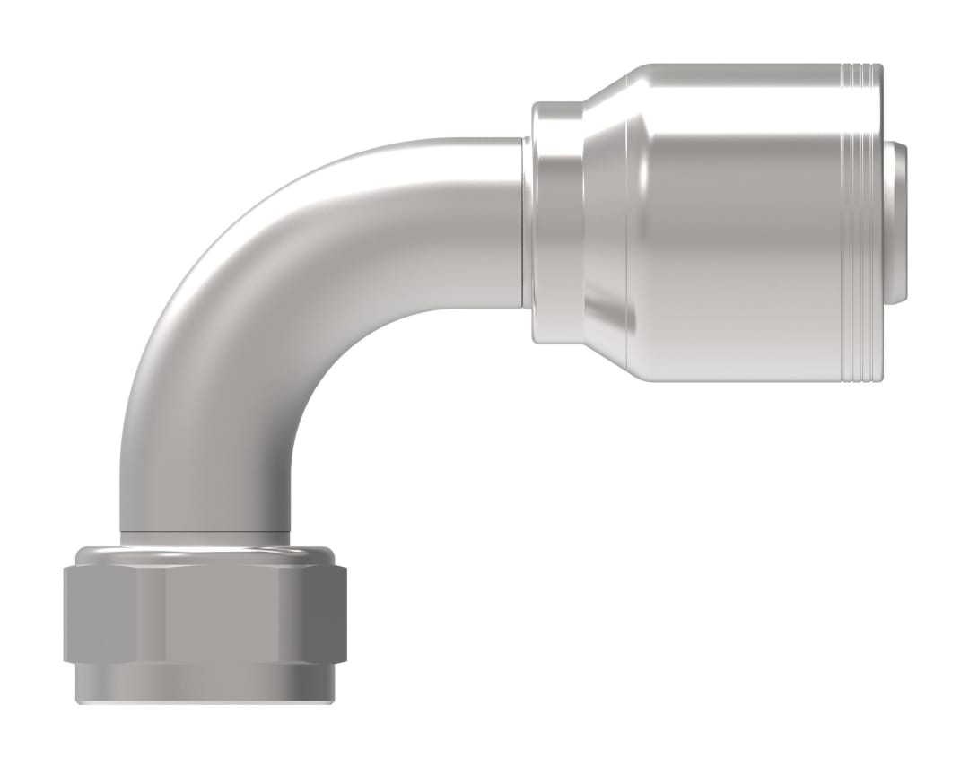 Aeroquip 1 1/4" Female JIC 90 Degree x 1 1/4" Hose Fitting 4w