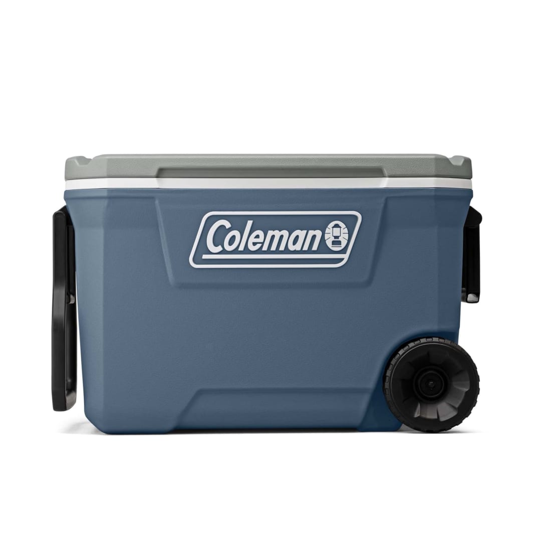Coleman 316 Series 62QT Hard Chest Wheeled Cooler, Lakeside Blue