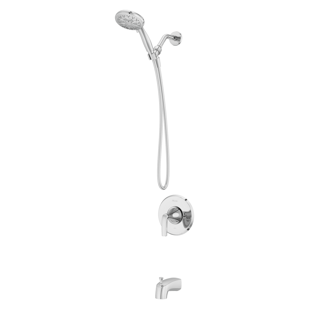 Rancho Handheld Tub/Shower Faucet in Polished Chrome