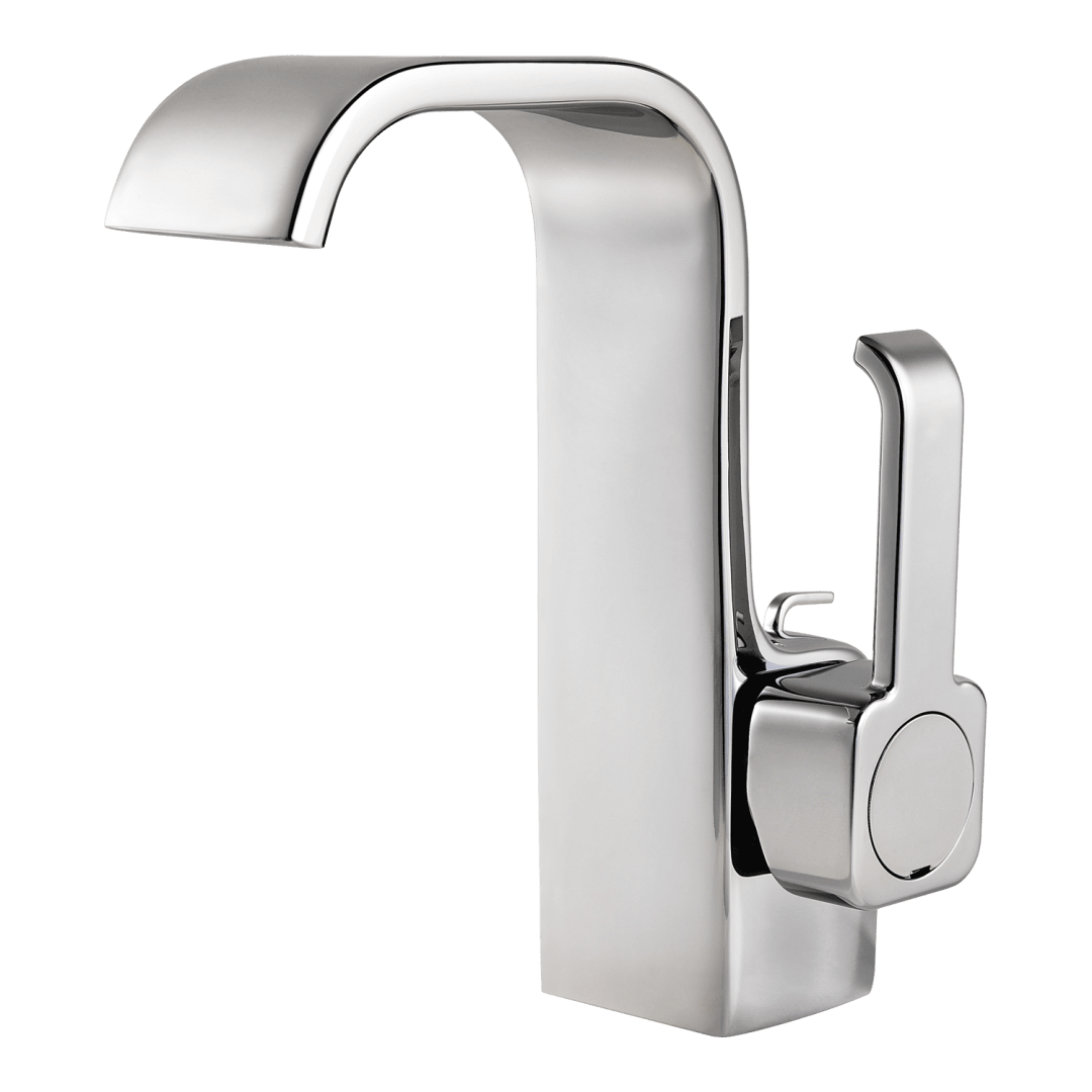 Skye Single Control 4" Centerset Bathroom Faucet in Polished Chrome